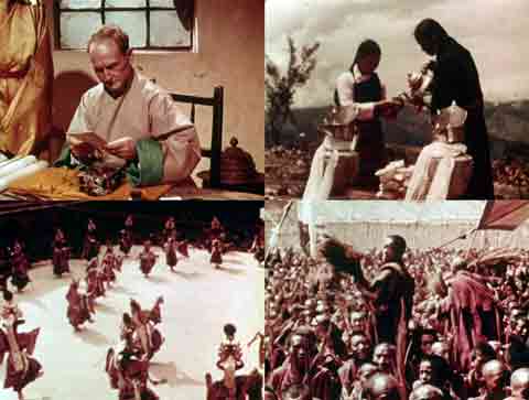 
Heinrich Harrer With Movie Camera Sent By Dalai Lama, Women Serving Tea, Masked Dance Potala Palace, Monks Waiting For Dalai Lama - Seven Years In Tibet 1957 DVD cover
